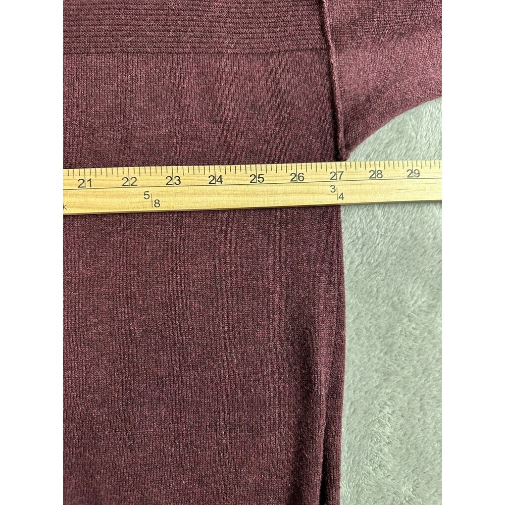 Victoria’s Secret Cashmere Blend Oversized Sweater XL Burgundy Y2K Cozy Soft - Picture 3 of 8